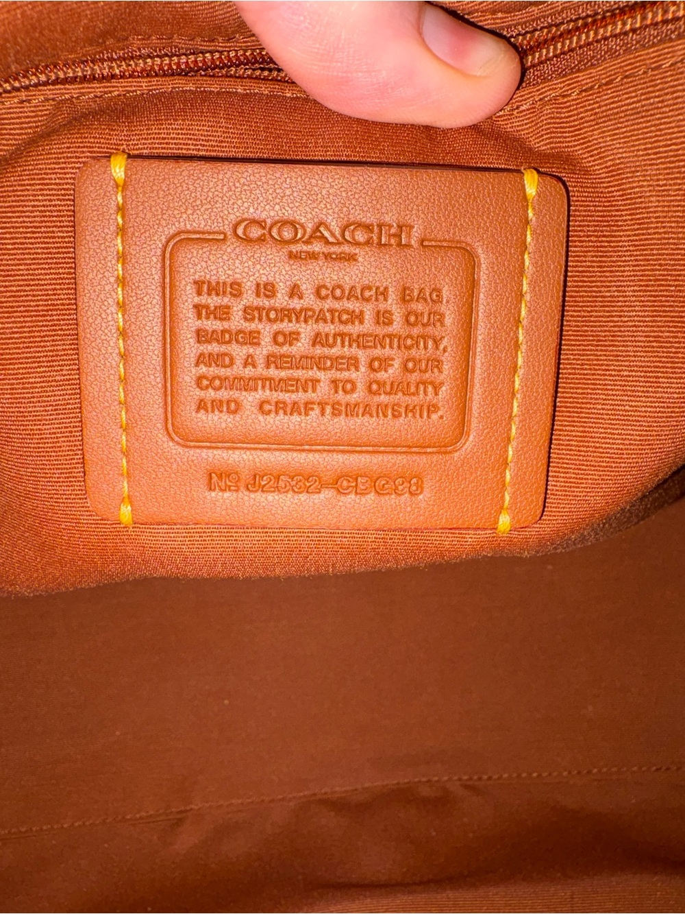 Coach Large Laurel with matching wallet - Picture 13 of 13